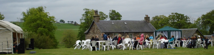 Performing at the Biggar Little festival