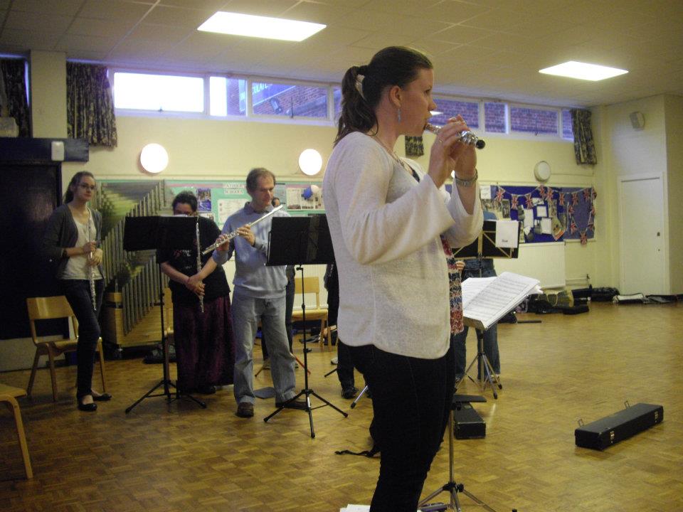 At a Friday night rehearsal, June 2012